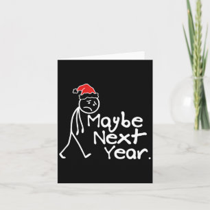 Misschien Shirt Volgend Kerstmis Introvert Kaart