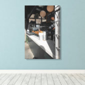 Misschien taart canvas afdruk (Insitu (Houten vloer))