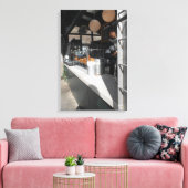 Misschien taart canvas afdruk (Insitu (Woonkamer))