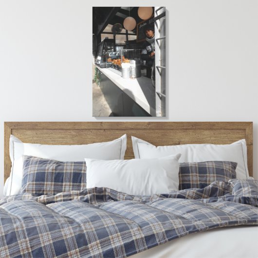 Misschien taart canvas afdruk (Insitu (Slaapkamer))