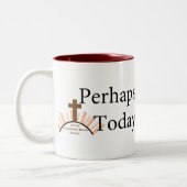 Misschien vandaag - over White Tweekleurige Koffiemok (Links)