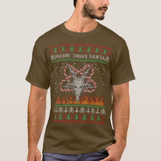 Misschien vandaag Santa Baphomet 2 T-shirt