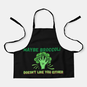 Misschien vindt Broccoli jou ook niet leuk. Schort