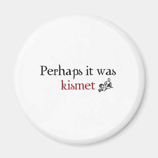 Misschien was het kismet magneet (Voorkant)