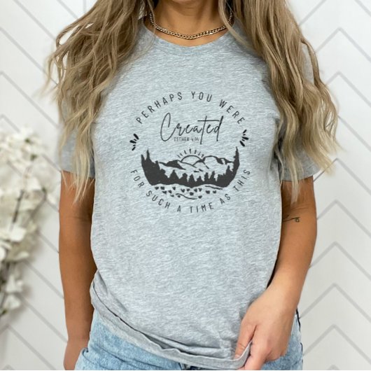 Misschien was je Christelijk Creëer Esther T-shirt