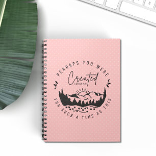 Misschien was je Creëer Blush Pink Christelijk Notitieboek