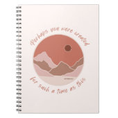 Misschien was je Creëer Blush Pink Christelijk Notitieboek (Voorkant)