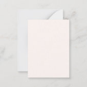 Misschien was je Creëer Blush Pink Christelijk Notitiekaartje (Achterkant)