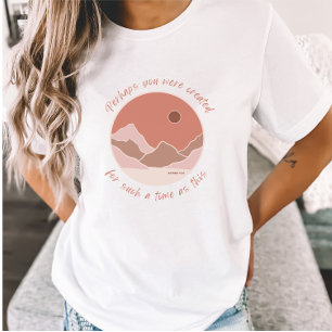 Misschien was je Creëer roze gebergte Christelijk T-shirt