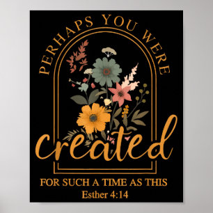 Misschien was je D Bijbelvers geloof christen Jezu Poster