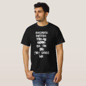 Misschien wel Oasis Lyrics Mannen T-Shirt (Voorkant volledig)