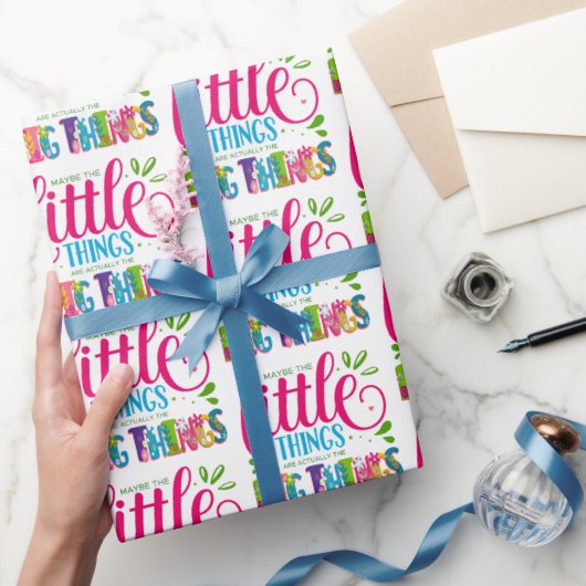 Misschien zijn de kleine dingen eigenlijk wel het cadeaupapier (Geschenken)