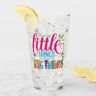 Misschien zijn de kleine dingen eigenlijk wel het glas