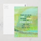 Misschien zijn de sterren onze geliefden briefkaart (Voorkant / Achterkant)