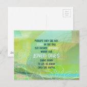 Misschien zijn de sterren onze geliefden briefkaart (Voorkant / Achterkant)