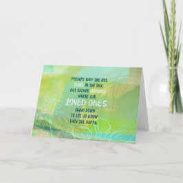 Misschien zijn de sterren onze geliefden kaart