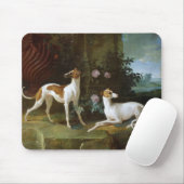 Misse en Turlu, twee windhonden van Louis XV Muismat (Met muis)