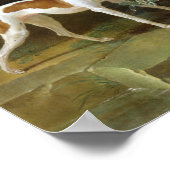 Misse en Turlu, twee windhonden van Louis XV Poster (Hoek)