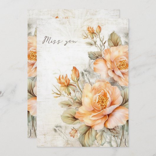 Misse kaart (Voorkant / Achterkant)