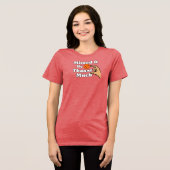 Missed It By That Much Orange Pickleball Funny Tri-Blend Shirt (Voorkant volledig)