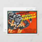 MISSEL AAN HET MOON-BRIEFKAART BRIEFKAART (Voorkant / Achterkant)