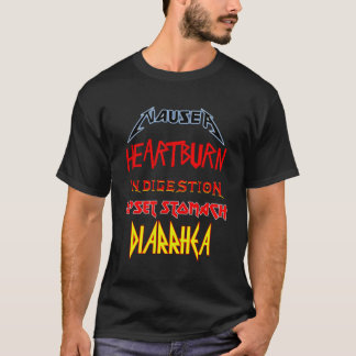 Misselijkheid Brandend maagzuur verstoorde spijsve T-shirt
