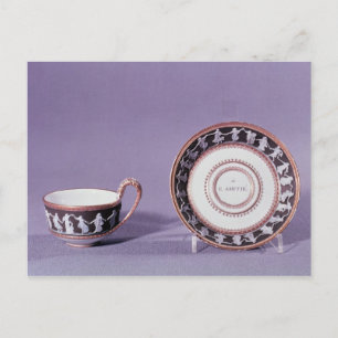 Missen cup en saucer, eind 18e eeuw briefkaart