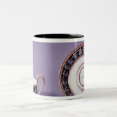 Missen cup en saucer, eind 18e eeuw tweekleurige koffiemok (Center)