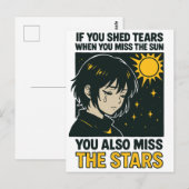 Missen de sterren briefkaart (Voorkant / Achterkant)