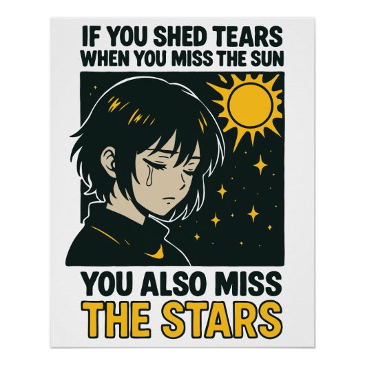 Missen de sterren perfect poster (Voorkant)