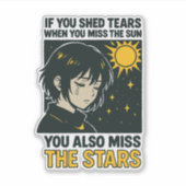 Missen de sterren sticker (Voorkant)
