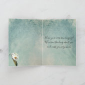 Missen jullie Callalilies Watercolor Aangepaste Ka Kaart (Binnen)