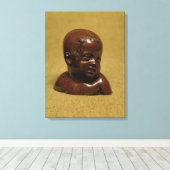 Missen-snuitschoen van een kind, c.1715 canvas afdruk (Insitu (Houten vloer))