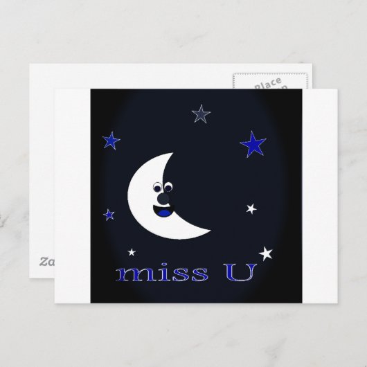 missen u briefkaart (Voorkant / Achterkant)