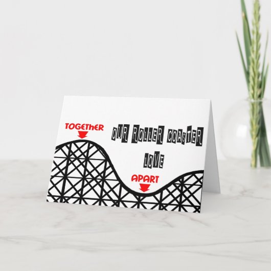 Missend u Achtbaan Kaart (Voorkant)