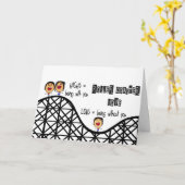 Missend u de Liefde van de Achtbaan Kaart (Gele Bloem)