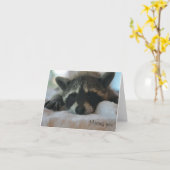 "Missend u" Notecard Kaart (Gele Bloem)