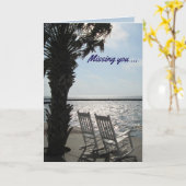 ` Missend u' Wenskaart Kaart (Gele Bloem)