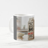 Missende Jezus Koffiemok (Voorkant links)