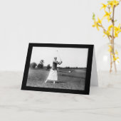 Misser E. Pickhardt Playing Golf 1914 Kaart (Gele Bloem)