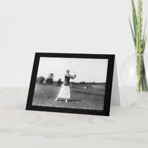 Misser E. Pickhardt Playing Golf 1914 Kaart