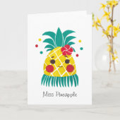 Misser Hawaiian Pineapple Kaart (Gele Bloem)