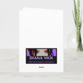 Misser Kitty Wenskaart Kaart (Achterkant)