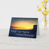 Misser You/denkt van u Kaart (Gele Bloem)