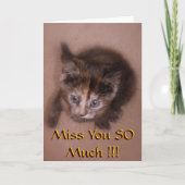 Misser You SO veel!!! Kaart (Voorkant)