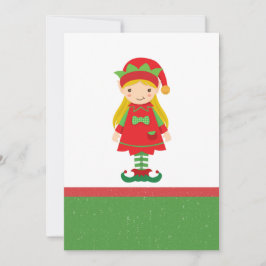 Misses Elf en Candy Canes Kaart