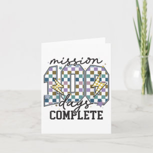 Missie 100 dagen compleet grappig 100 dagen van sc kaart