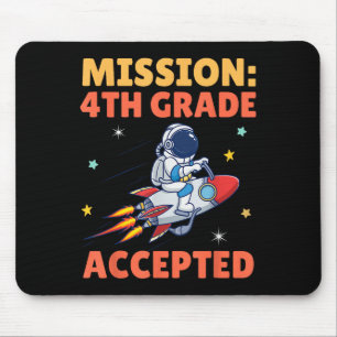 Missie Aanvaard 4e Graad Astronaut Terug T Muismat