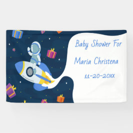 Missie Baby Shower Feestbanner Spandoek