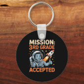 Missie Derde Graad Geaccepteerde Astronaut Terug n Sleutelhanger (Voorkant)